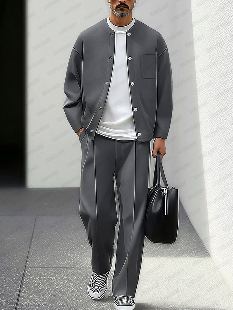 Minimalist Comfort Jacket Pants Set