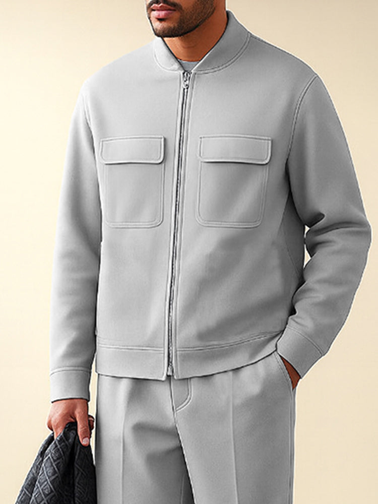Minimalist Comfort Jacket Pants Set