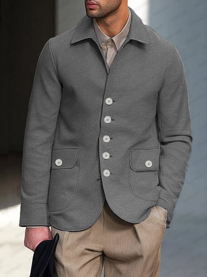 Minimalist Soft Relaxed Fit Suit Jacket