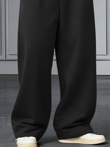 Casual Sporty Versatile Pleated Pants
