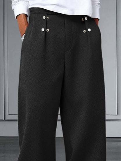 Casual Sporty Versatile Pleated Pants