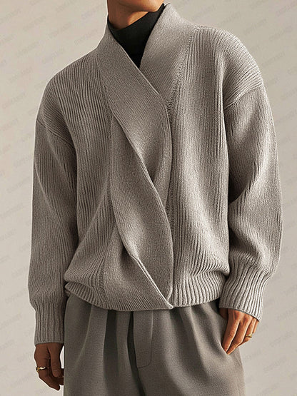 Stylish Soft Twist Design Sweater