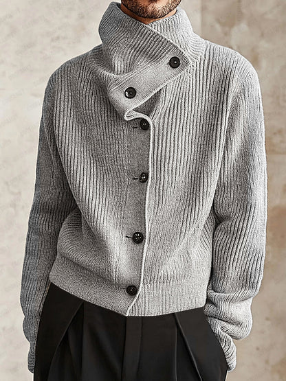 Comfy Trendy Stack collar Cardigan