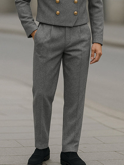 Smart Casual Designer Contrast Color Suit Set