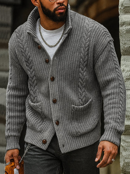 Modern Minimalist Knit Cardigan