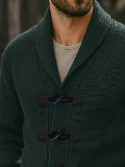 Vintage Toggle Button Knit Cardigan
