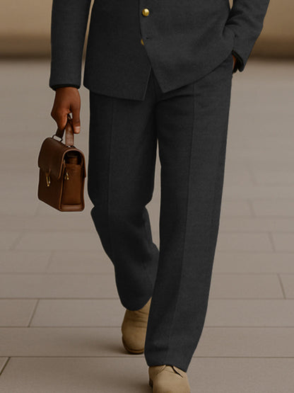 Semi Formal Tweed Blazer Pants Set