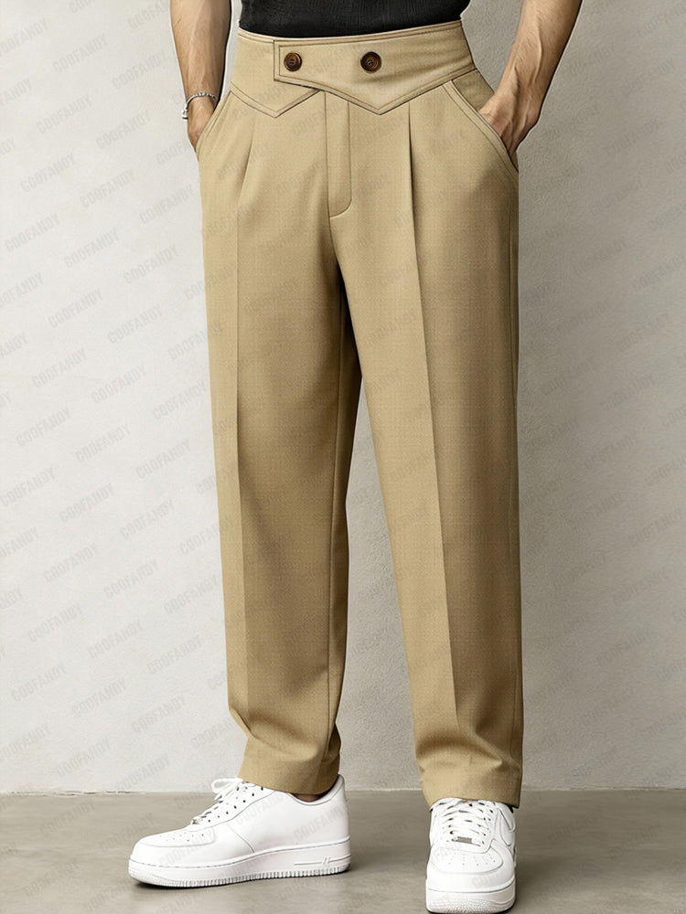 Casual Comfortable Fit Suit Pants