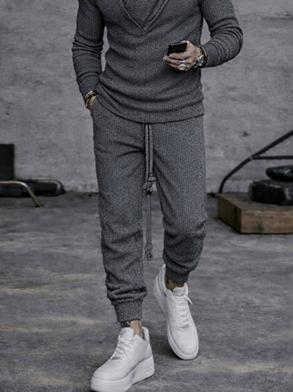 Casual Street Style Knit Matching Sets