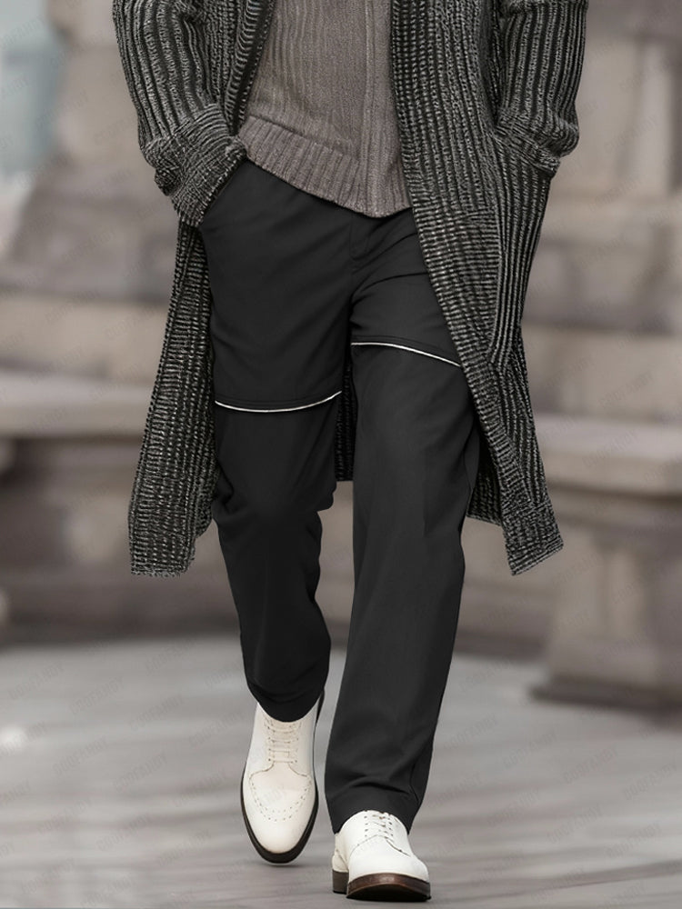 Stylish Zip Decoration Casual Pants