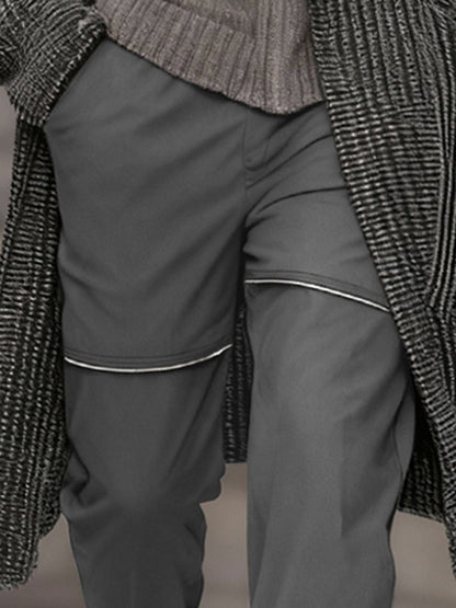 Stylish Zip Decoration Casual Pants