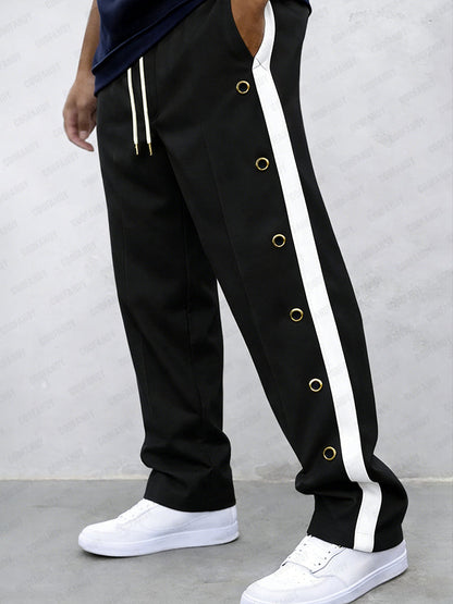 Comfortable Casual Eyelets Detail Design Pants