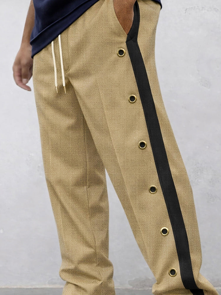 Comfortable Casual Eyelets Detail Design Pants