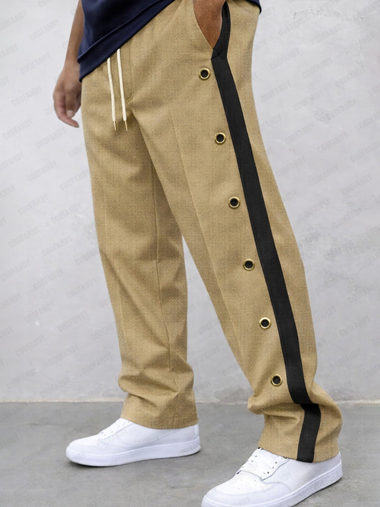 Comfortable Casual Eyelets Detail Design Pants