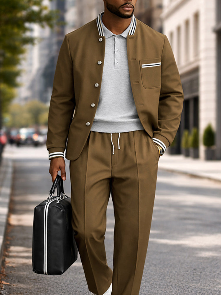 Smart Casual Stripe Webbing 2-Piece Set