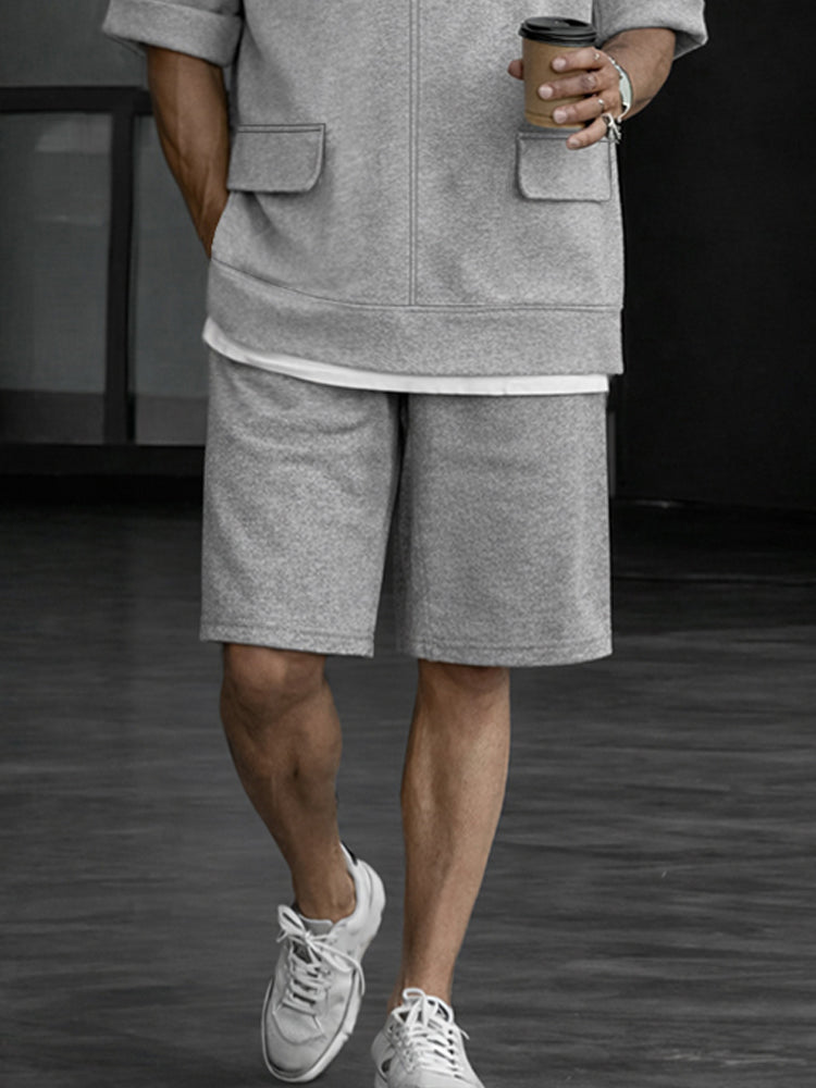 Essential Sporty Short Sleeves Top and Shorts Set