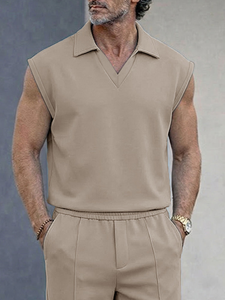 Modern Casual Tank Top and Pants Set