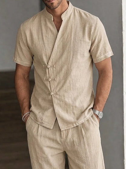 Urban Minimal Washed Cotton Matching Set