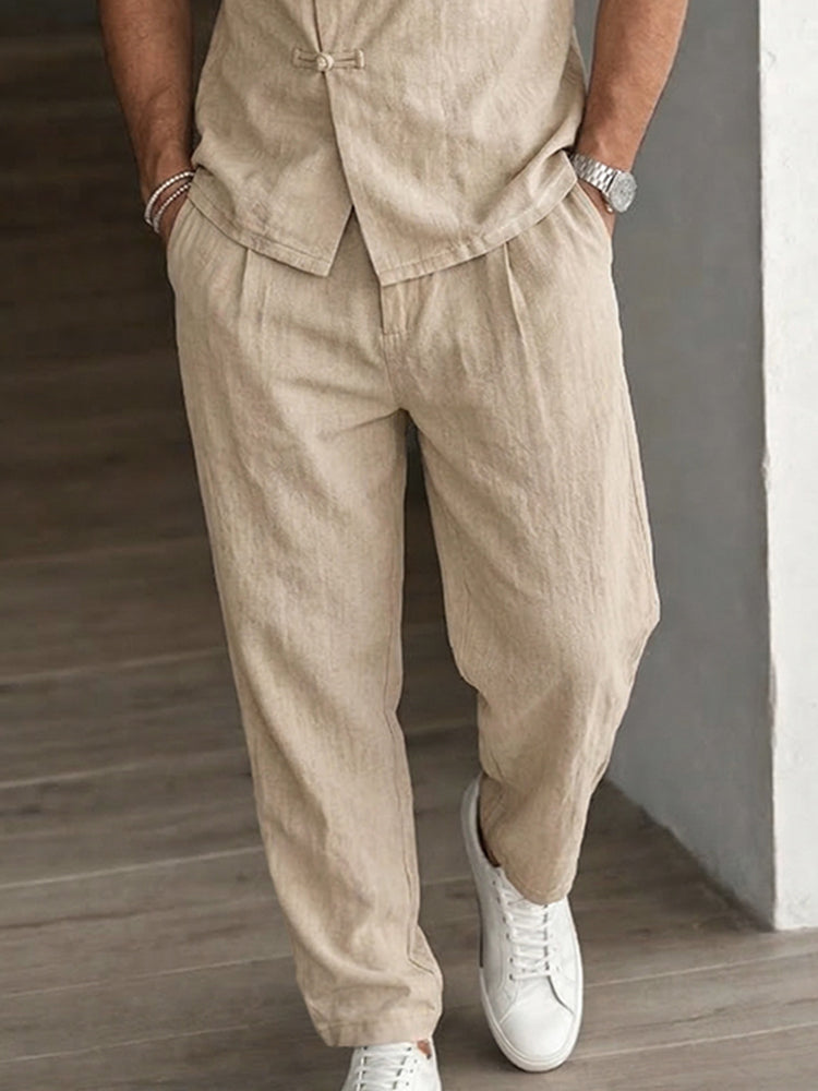 Urban Minimal Washed Cotton Matching Set