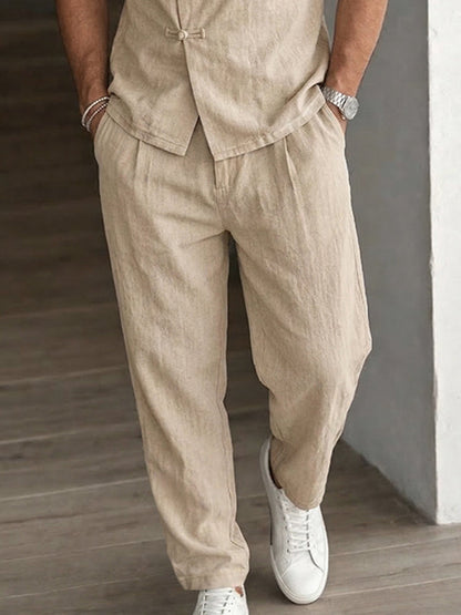 Urban Minimal Washed Cotton Matching Set