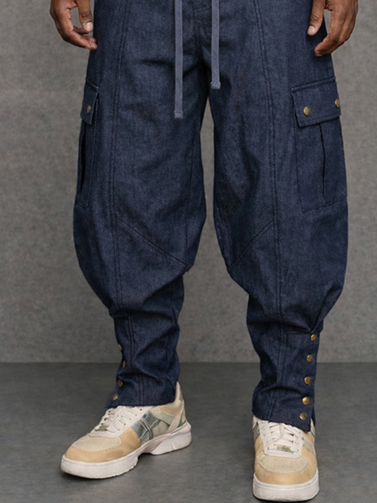 Stylish 100% Cotton Harem Cargo Jogger Pants