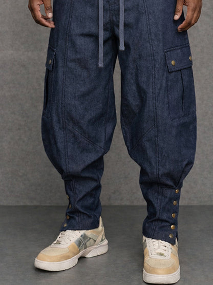 Stylish 100% Cotton Harem Cargo Jogger Pants