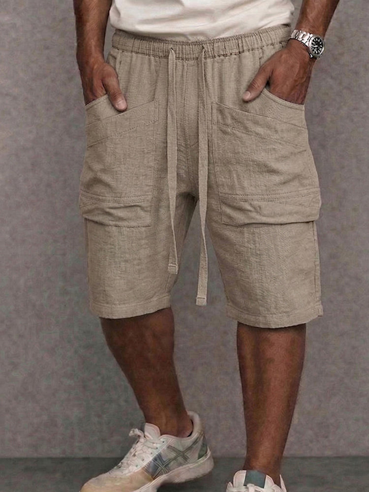 Versatile Nature 100% Cotton Drawstring Shorts