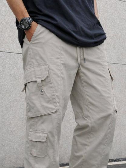 Utility Relaxed Fit Drawstring Cargo Pants