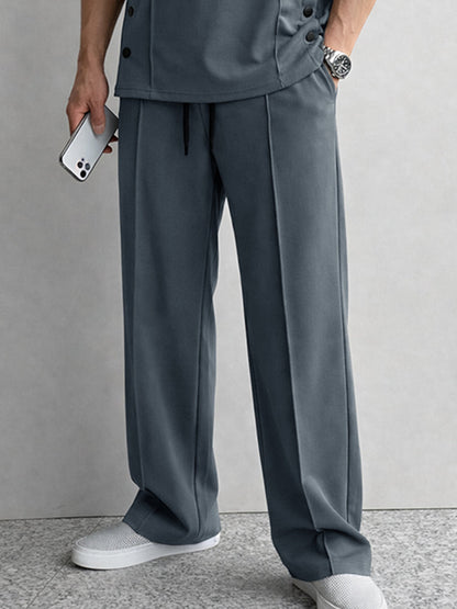 Unique Button Accents Tank Top and Pants Set