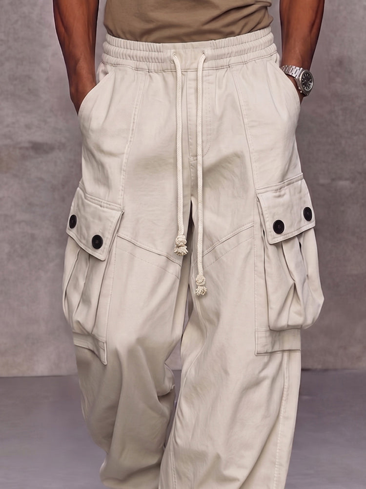 Urban Streetwear 100% Cotton Cargo Pants