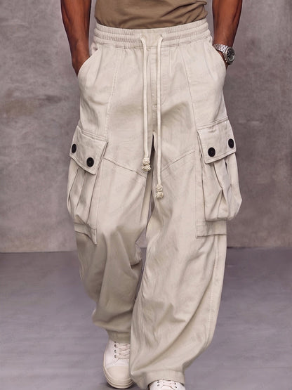 Urban Streetwear 100% Cotton Cargo Pants