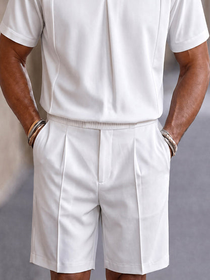 Modern Minimalist T-Shirt Shorts Set