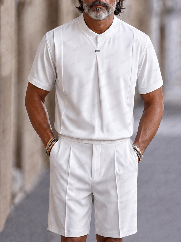 Modern Minimalist T-Shirt Shorts Set