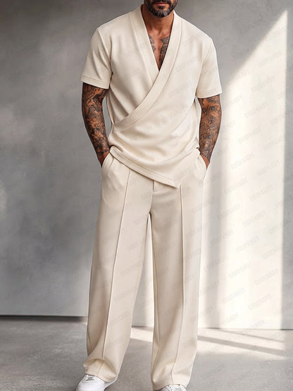 Minimalist Urban Shirt Pants Matching Set