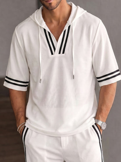 Athleisure Breathable Micro-Mesh Hoodie Set