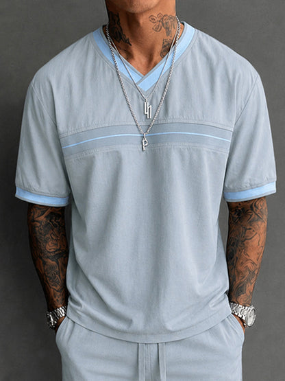 Everyday Casual Stretchy Contrast Color Set