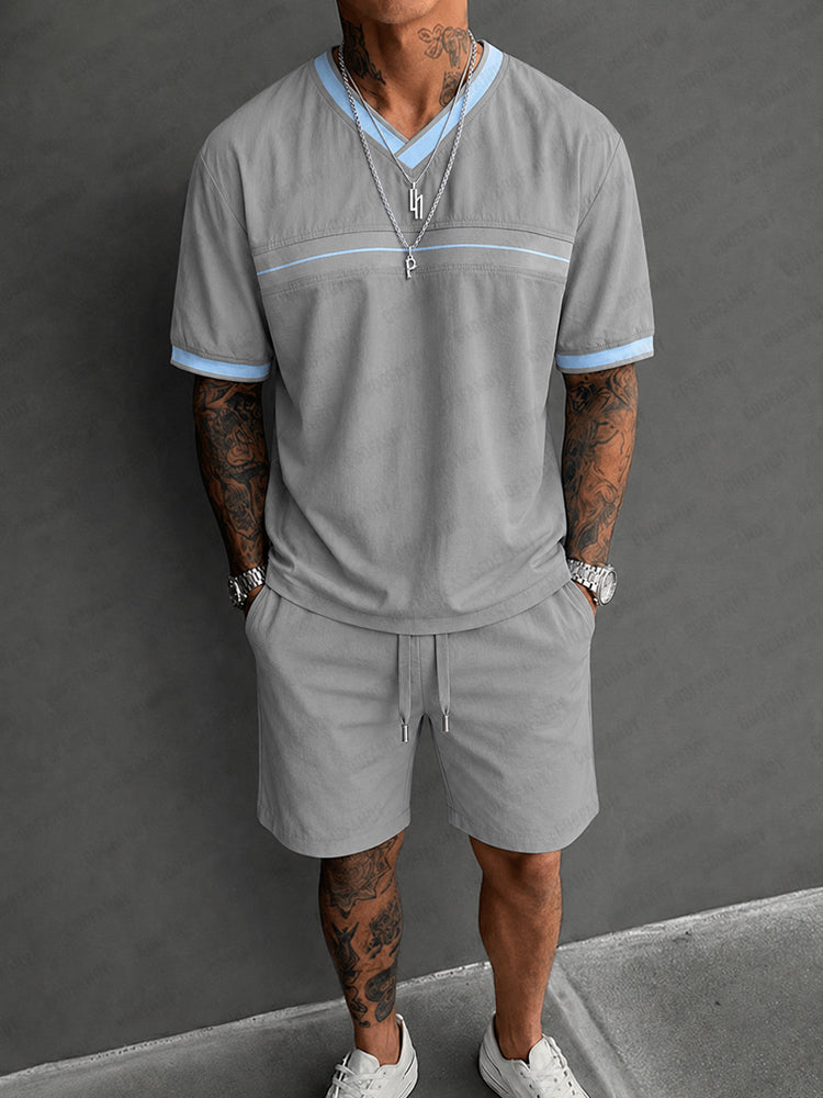 Everyday Casual Stretchy Contrast Color Set