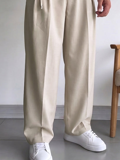Versatile Urban Casual Wide-Leg Pants