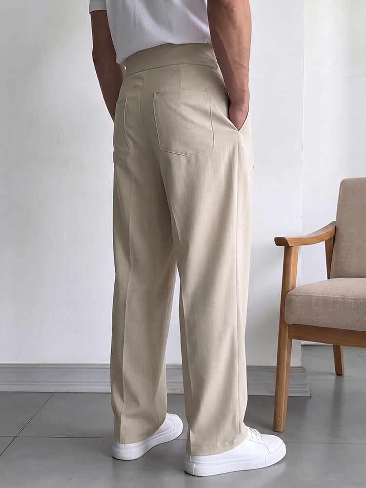 Versatile Urban Casual Wide-Leg Pants