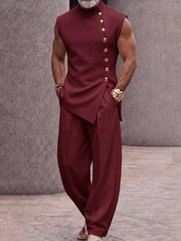 Wine Red-Sleeveless