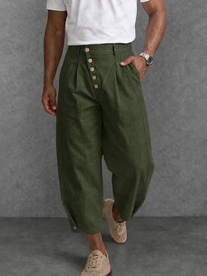 Stylish 100% Cotton Harem Chino Pants