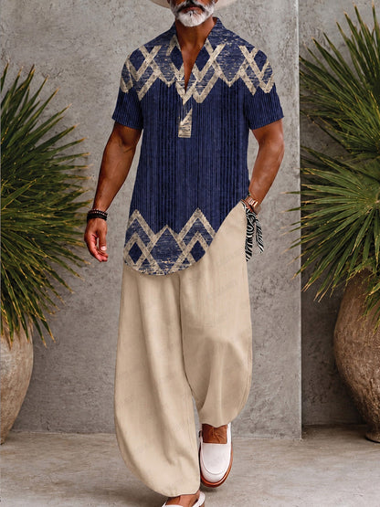 Fashion Comfort Printed Loose Fit Matching Set