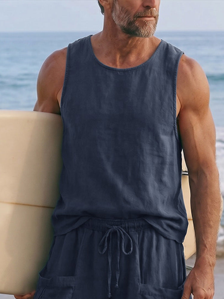 Effortless Loose 100% Cotton Matching Set