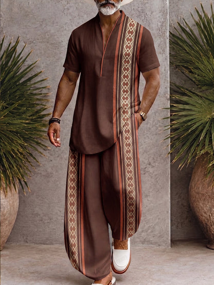 Stylish Comfort Printed Loose Fit Matching Set