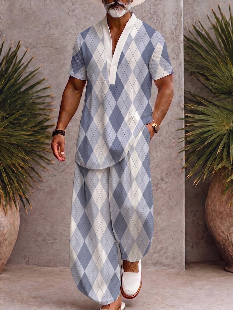 Fashion Comfort Printed Loose Fit Matching Set