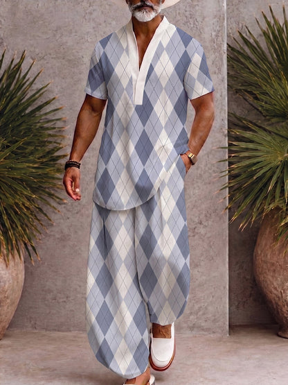 Stylish Comfort Printed Loose Fit Matching Set