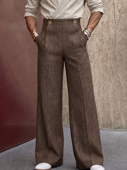 Vintage High Waist Wide Leg Pants