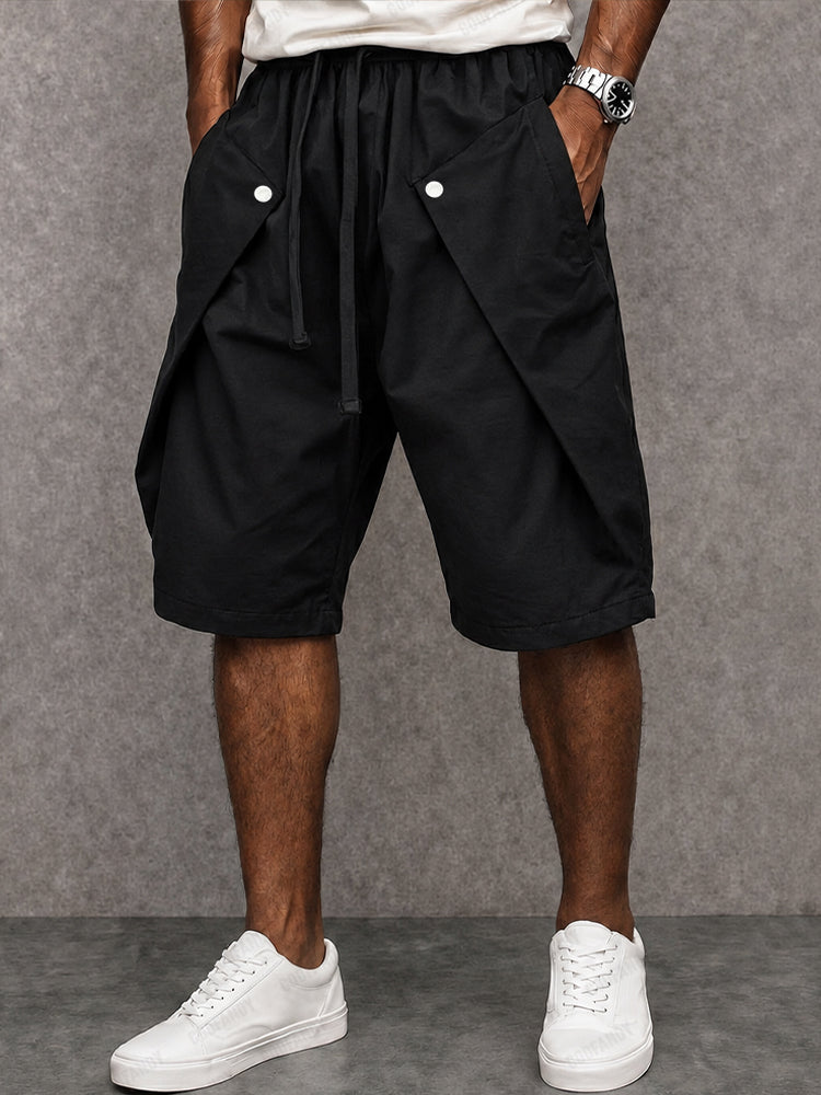 All-Day Comfort Elastic Waist Cargo Shorts