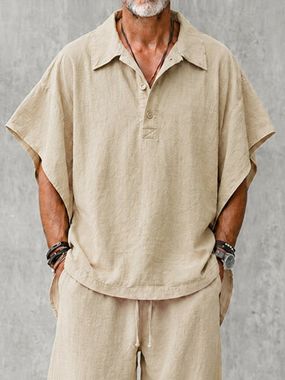 Effortless 100% Cotton Batwing Sleeve Matching Set