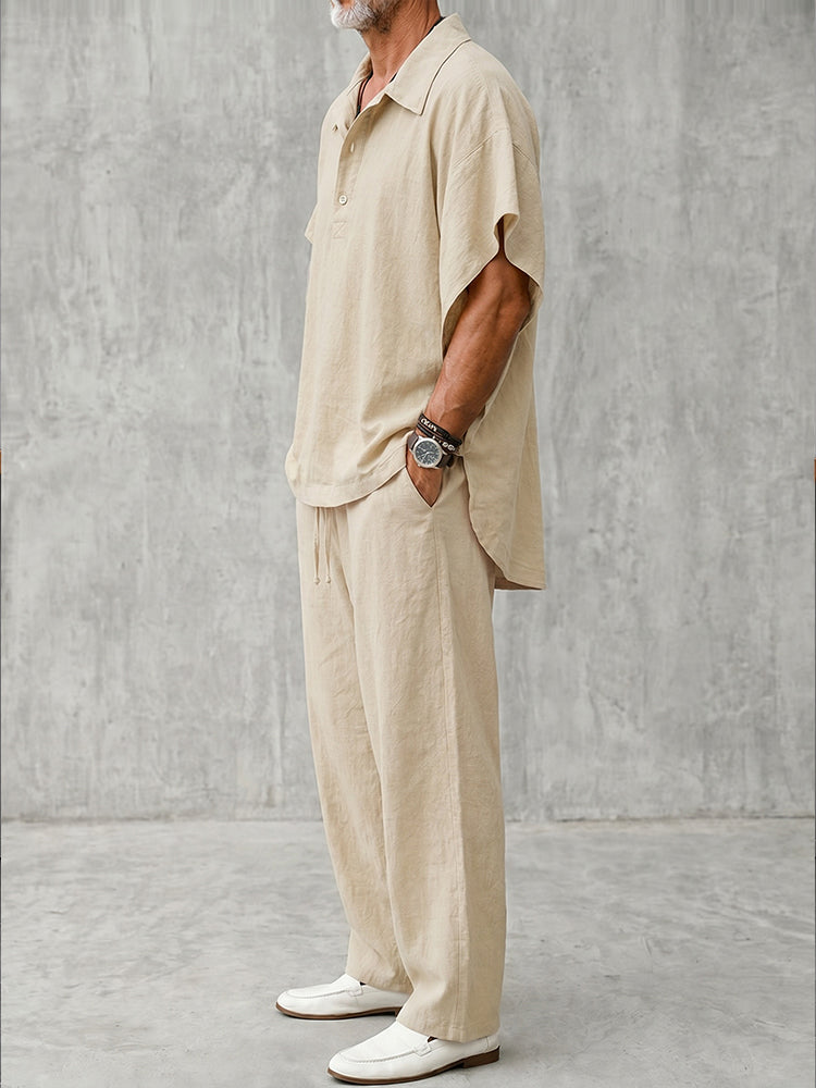 Effortless 100% Cotton Batwing Sleeve Matching Set